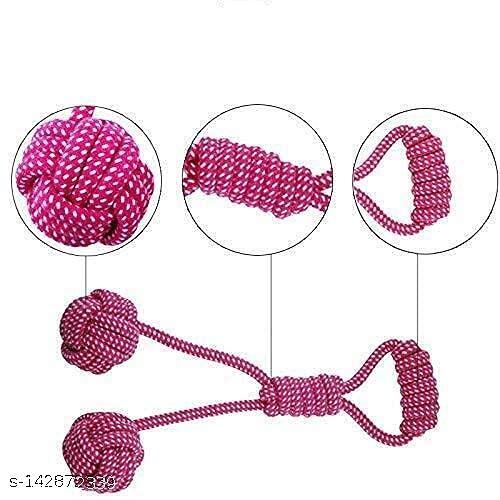  SET PET Chew Durable Braided Cotton Rope Toy for Medium Sized Dogs (Color May Vary)