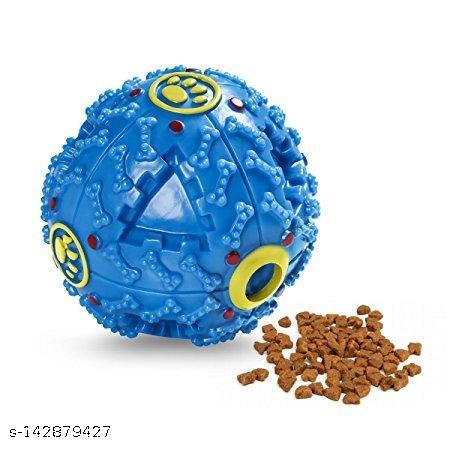 SET PET Dog Treat Dispensing Toy & Squeaky Dispenser Ball for Medium Breed Dogs - Medium (Color May Vary)
