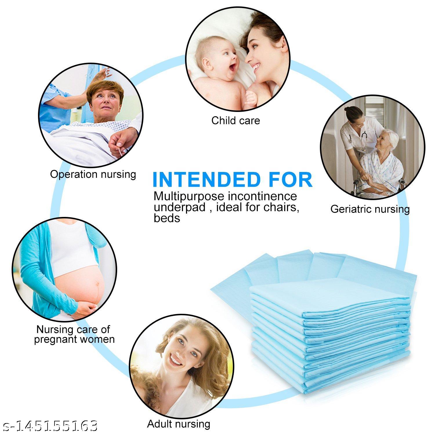 SET PET Baby Diaper Changing Pads, Disposable High Absorbent Waterproof Portable Mattress, Leak-Proof Breathable Incontinence Pad, Play Sheet Bed Chair Table mat... 7 PCS  SIZE 60*90 CM