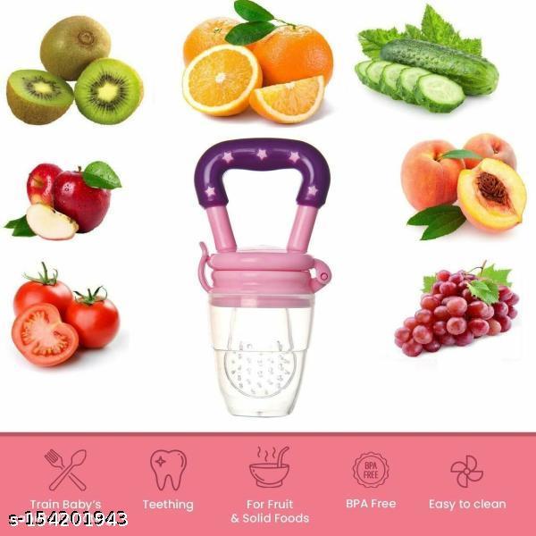 (Pack of 1) Silicone Baby Fresh Fruit Food Feeder/Pacifier Feeder Nibbler/Fruit Dummy