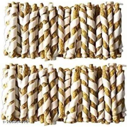  set pet Pooch Box Spiral Munchy Rawhide Chicke Flavour Chew Sticks for Dogs and Puppies (600 gram)  