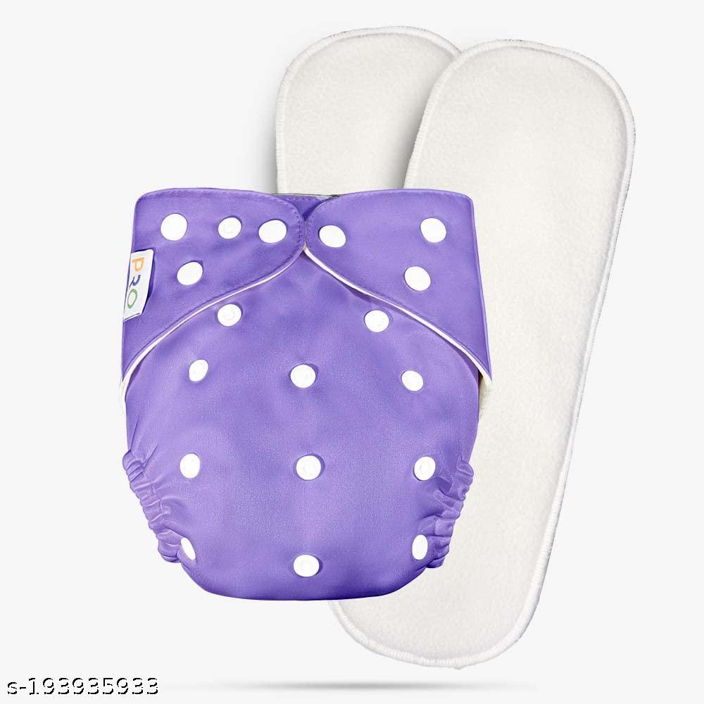  Diaper for babies  Freesize Adjustable, Washable and Reusable Cloth 1 Diaper  1 white insert