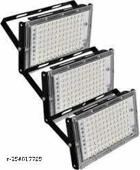50 Watt Brick Ultra-Bright Lens LED Flood Light (White) - Pack of 4