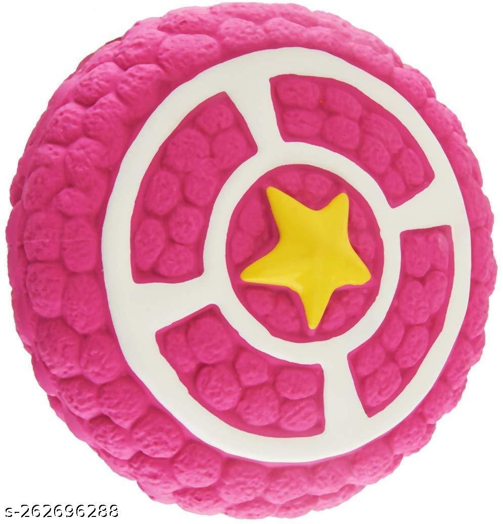 SET PET EETOYS  Dog Latex Squeaky Pie Toy (Medium)
