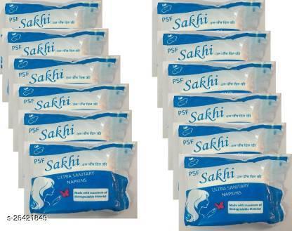PSF SAKHI Disposable WITH WINGS SIZE XXL    320 MM 12 PACKED (Pack of 84PCS ) 