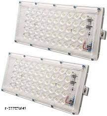 50 Watt Brick Ultra Bright Lens Led Flood Light (Color-White, Pack of-2)