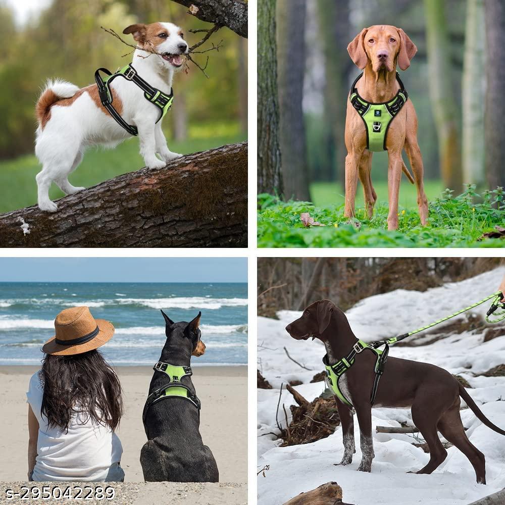 SET PET Reflective Dog Harness - Dog Body Belt - Harness for Dogs Large Size - Harness for Dogs Medium Size - Body Belt for Dogs - Dog Vest