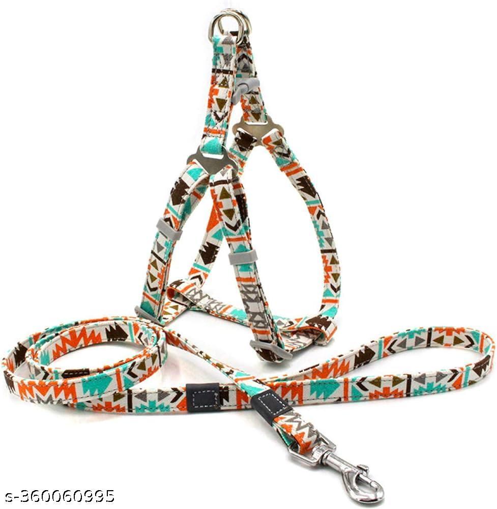 SET PET Dog Harness Leash Set, Breathable,Adjustable,Dog Lead and Harness No Pull  Large/XL/XXL dog(Star-XXL) 1.5 INCH