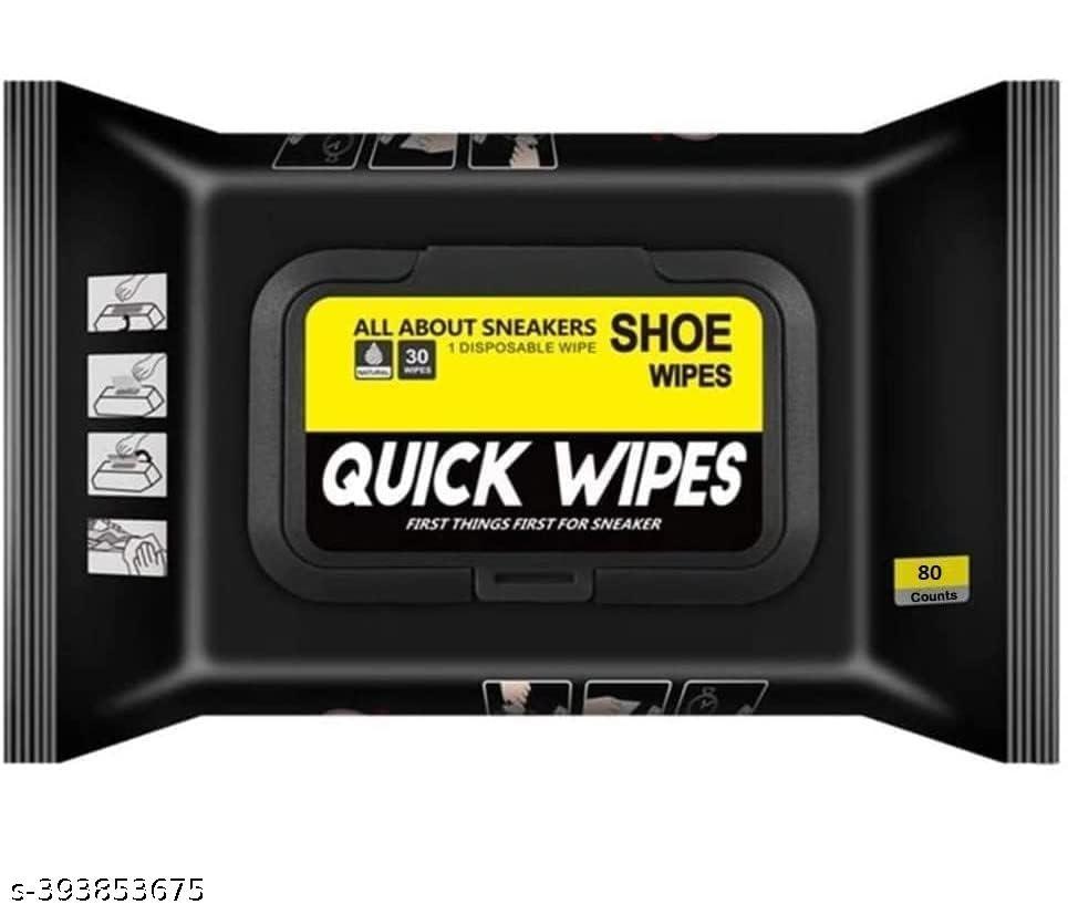 3 pack Sneaker Shoe Wipes Cleaner, Premium Cleaning Solution Suitable for Different Sneakers & Sports Shoe - Professional Travel Disposable Shoe Wipes - 80*3 240 Wipes (Ready to Use)