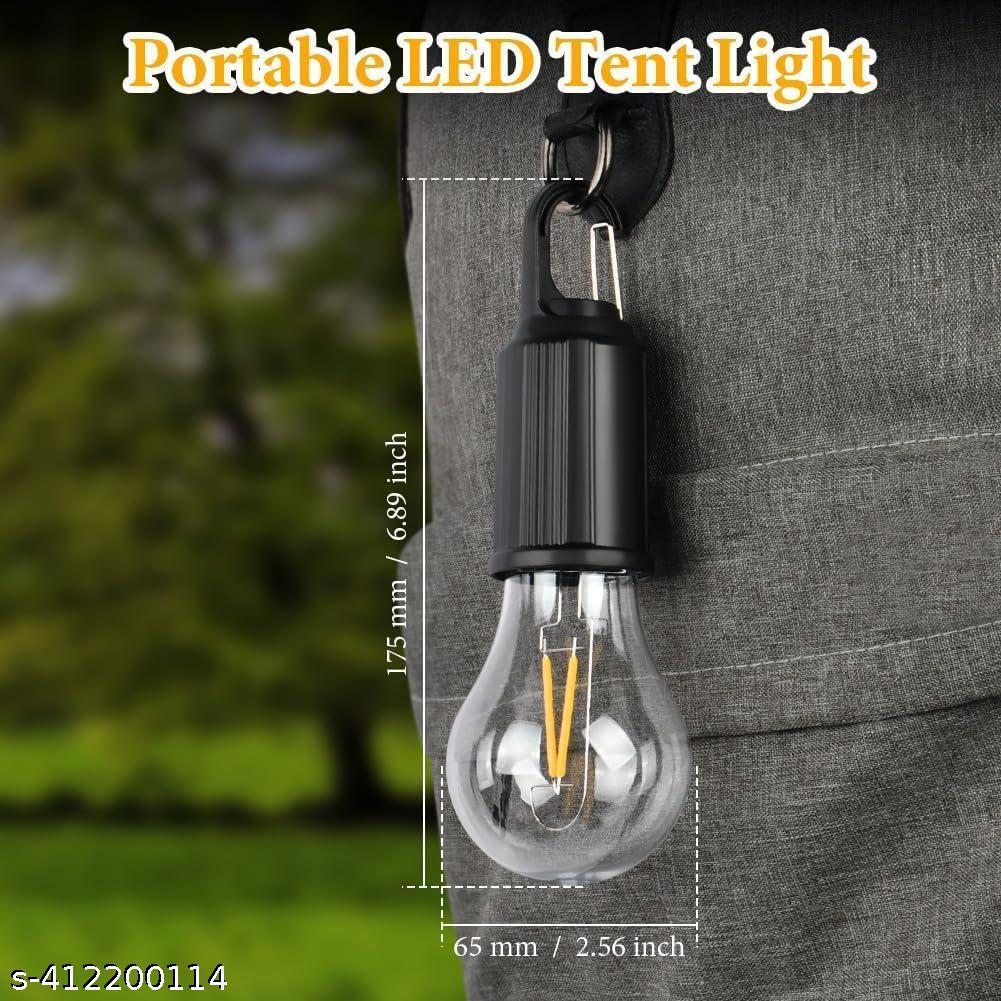  Rechargeable Camping Lights, Waterproof LED Hanging Tent Bulb with USB Cable, 3 Lighting Modes Hanging Camping Lantern Lamp for Hiking, Emergency, Household... 1 pcs